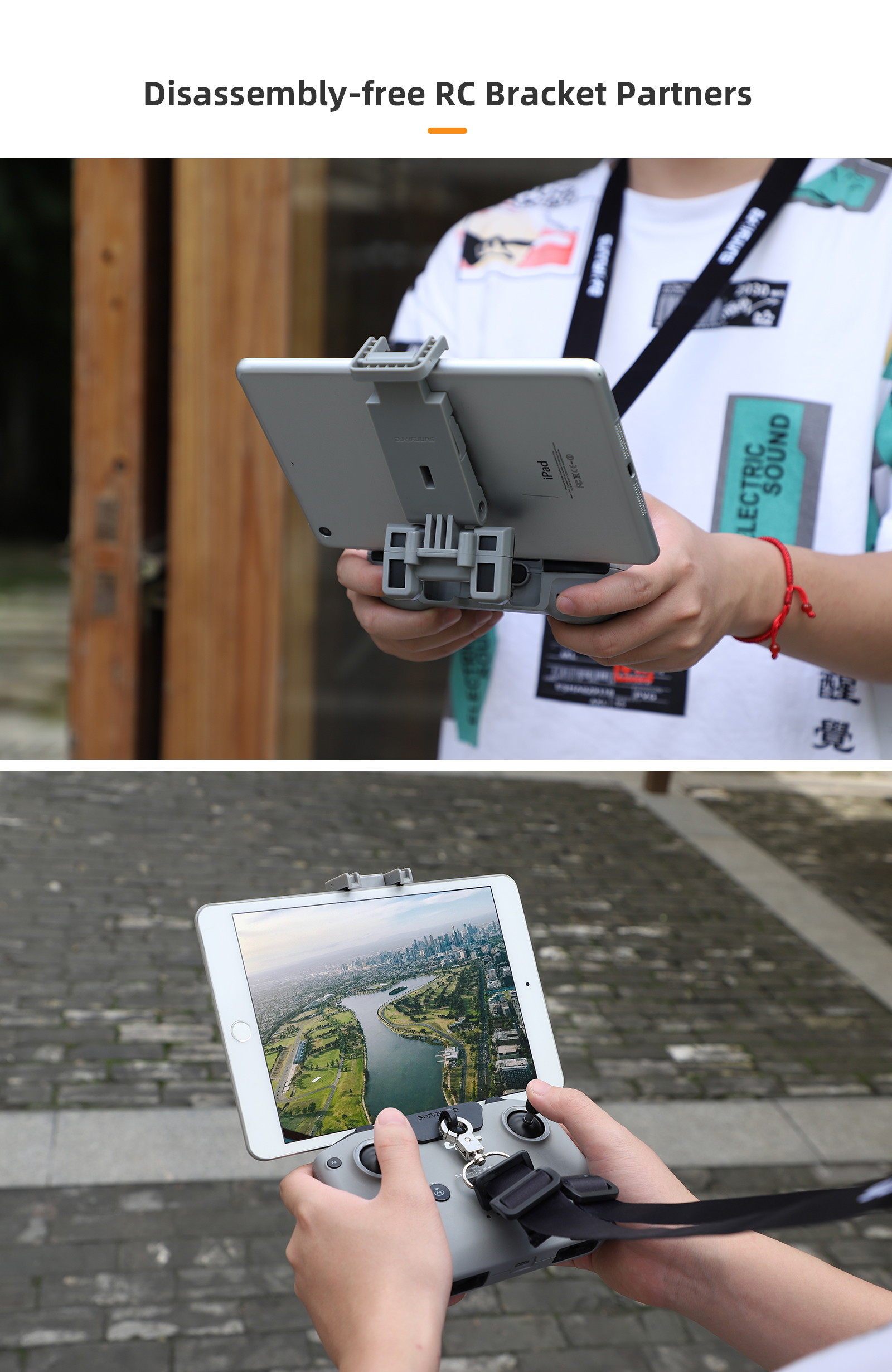 Foldable Disassembly-free Brac - Drone Tablet Mount review and price
