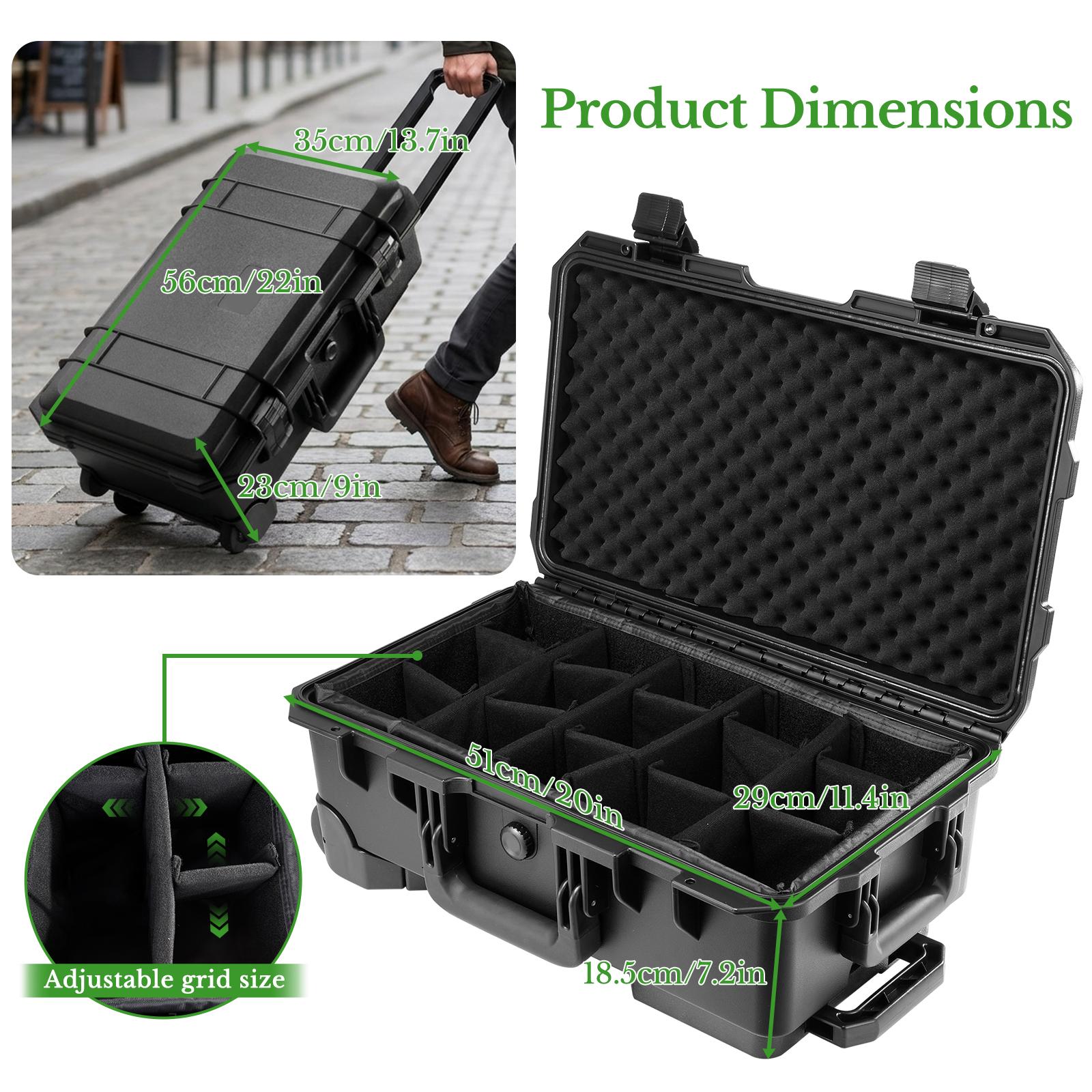 Professional Large Hard Rollin - Drone Carrying Case review and price