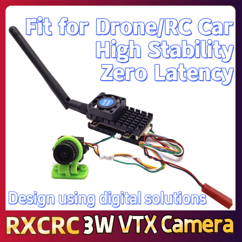 RXCRC 5.8G 3W Video VTX transm - Drone Controller Screen review and price