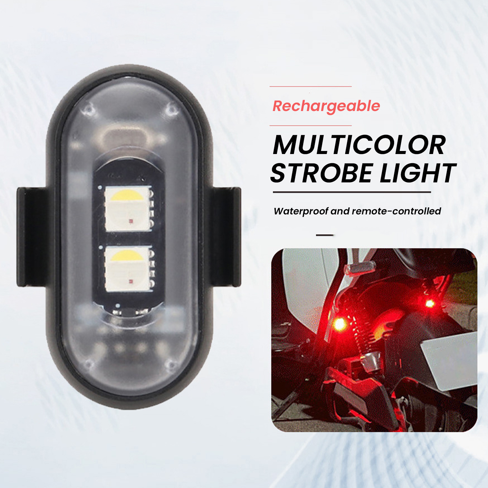 2/4/6PCS Wireless LED Strobe L - Drone Beacon Light review and price