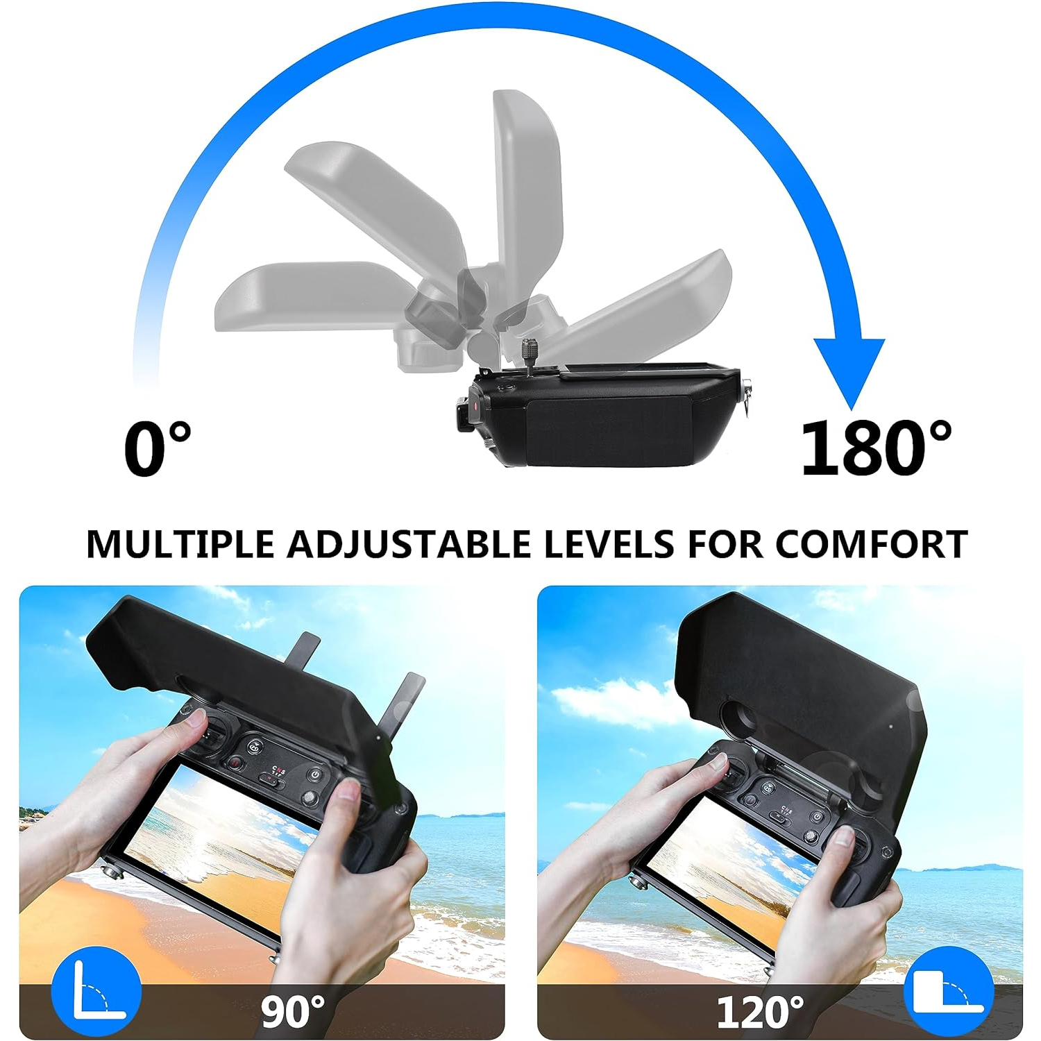 2-in-1 Sun Hood & Joystick Cov - Drone Sun Shade review and price