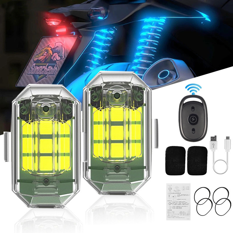 1/2/4Pc Remote Motorcycle Ligh - Drone Beacon Light review and price