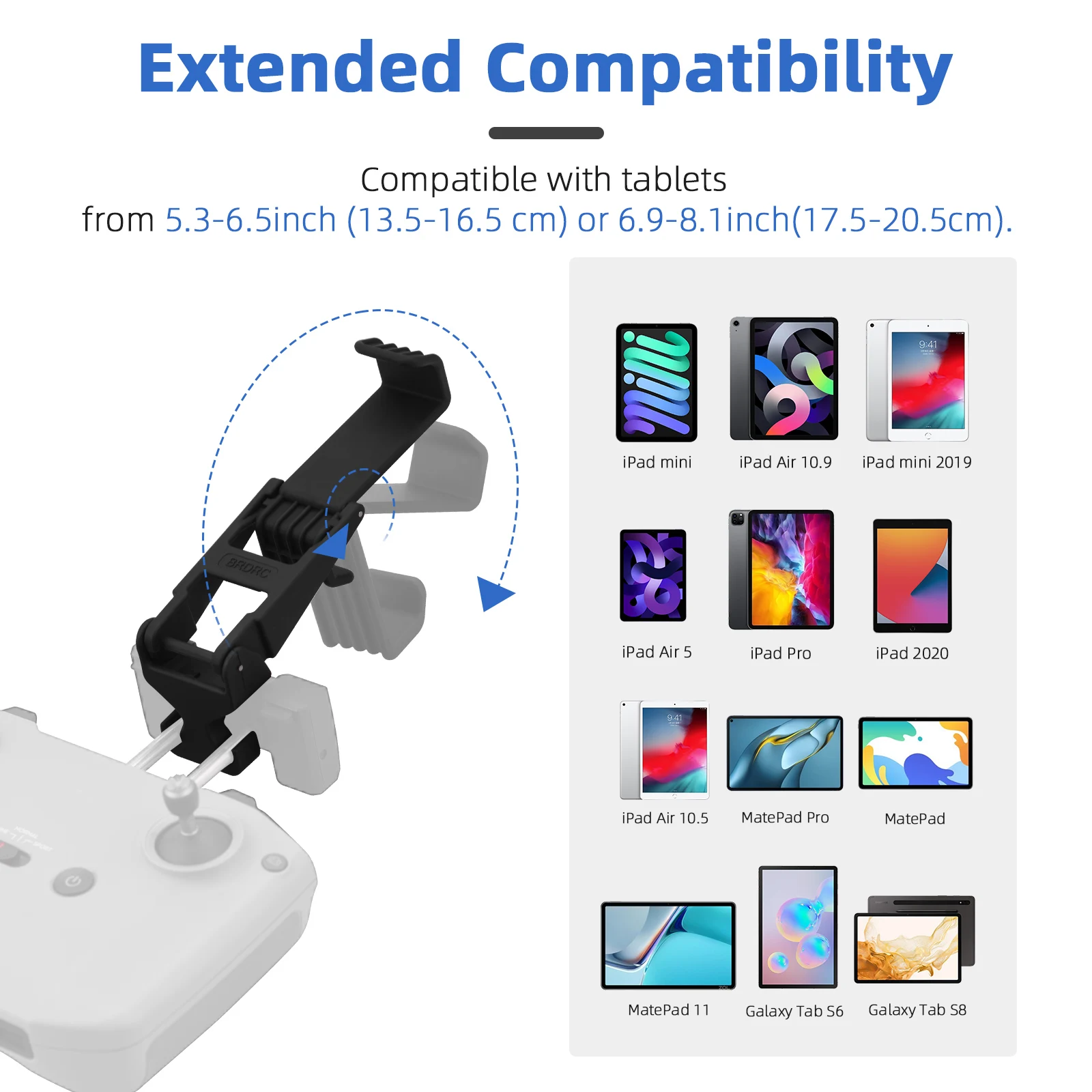 Tablet Extended Bracket Mount  - Drone Tablet Mount review and price