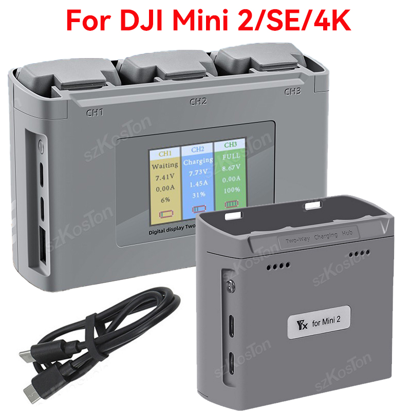 For DJI Mavic Mini 2/SE Mini 4 - Drone Charging Hub review and price