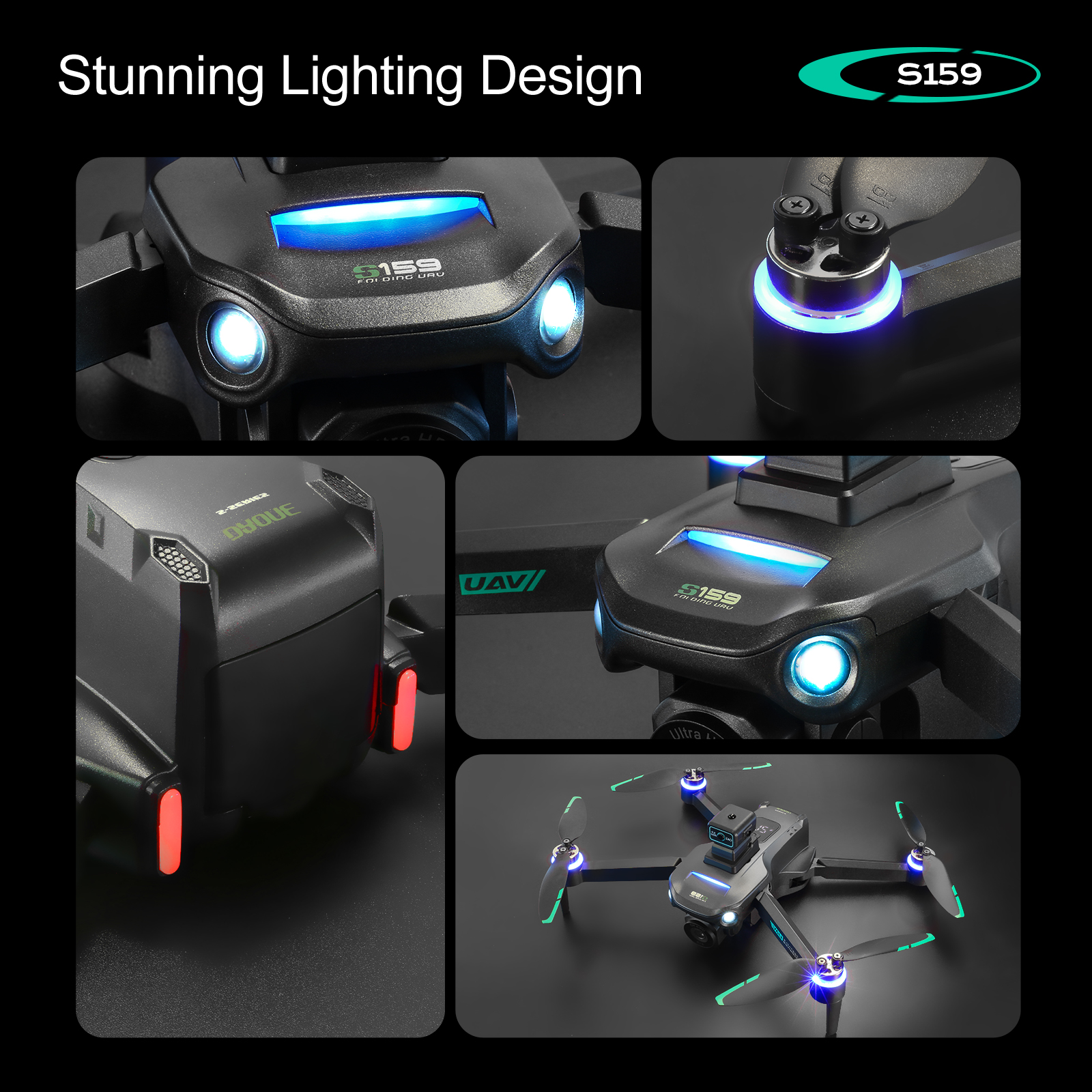 S159 GPS Drone 4K Profesional  - Drone Power Bank review and price